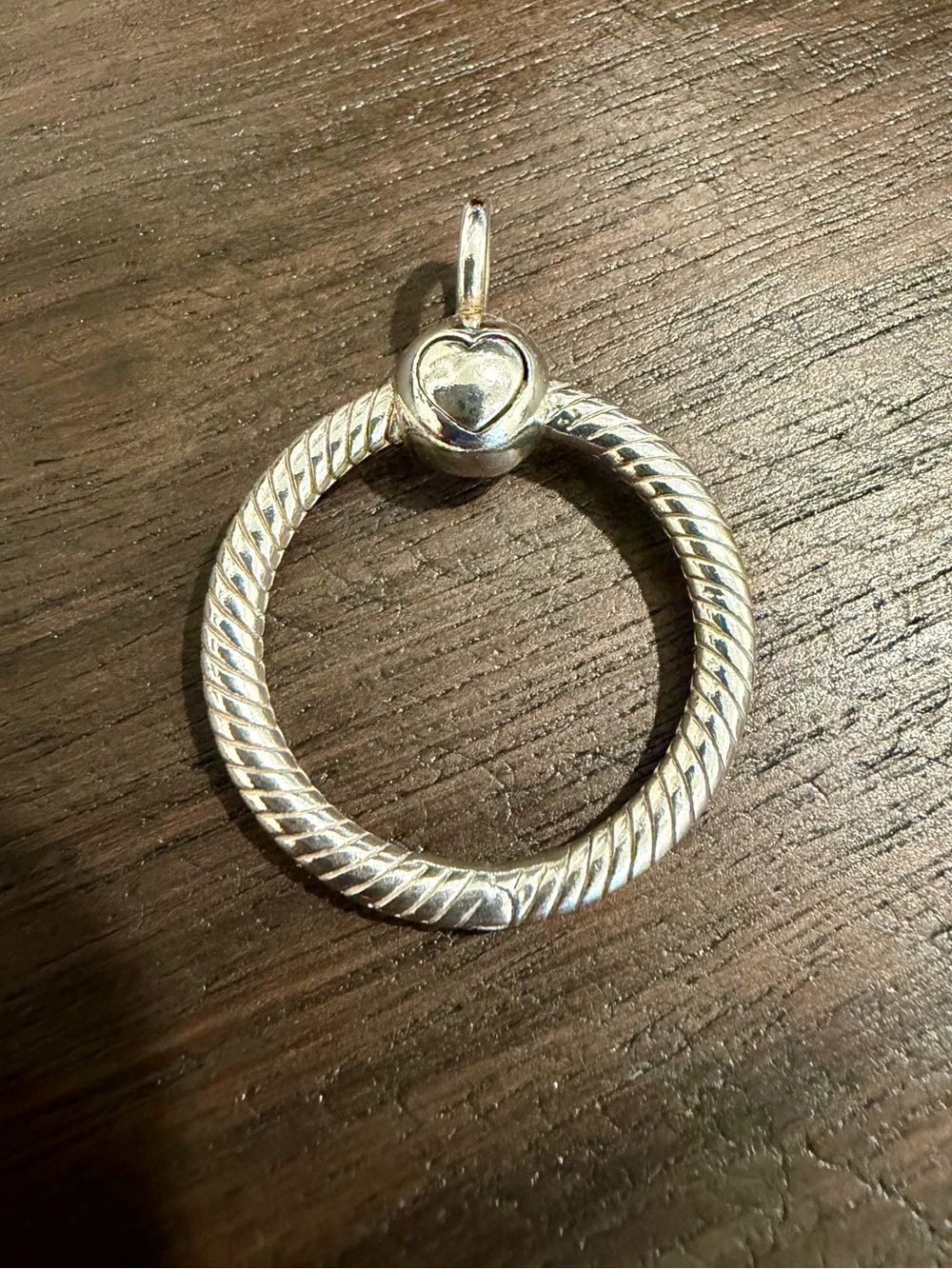 Pandora Moments Small O Pendant - Sterling Silver